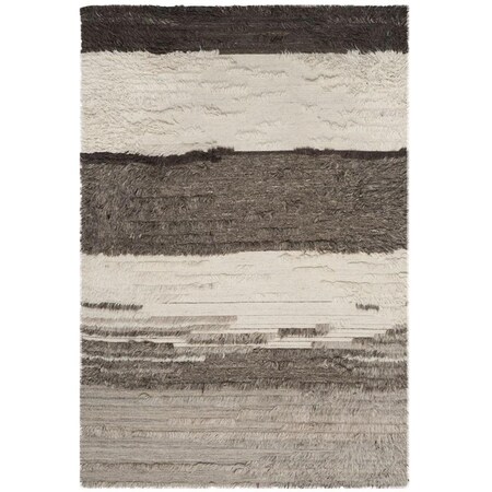 Safavieh Kenya Hand Knotted Rectangle RugIvory & Grey 10 x 14 ft. KNY226A-10